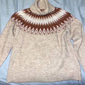 Soft wool turtleneck sweater